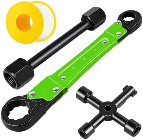 Ponpon Angle Stop Wrench Kit, Plumbing Tools, Angle-on Plumber Wrench by Ponpon