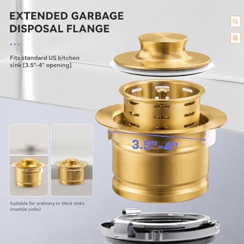 Extended Garbage Disposal Flange - Image 3