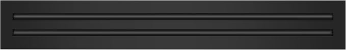 BUILDMART - 28x4 Modern AC Vent Cover - Decorative Black Air Vent - Standard by TexasBuildmart