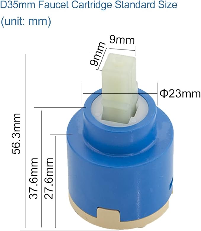 Diameter 35mm Ceramic Faucet Cartridge Replacement - Image 3