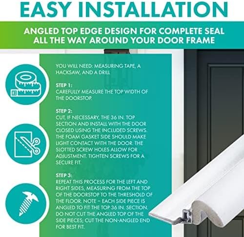 Premium Screw-On Set Door Weatherstripping - Image 2