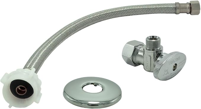 TTFLEX 12" Toilet Water Supply Line Kit 3/8" COMP x 7/8" BC Toilet Hose | by TTFLEX