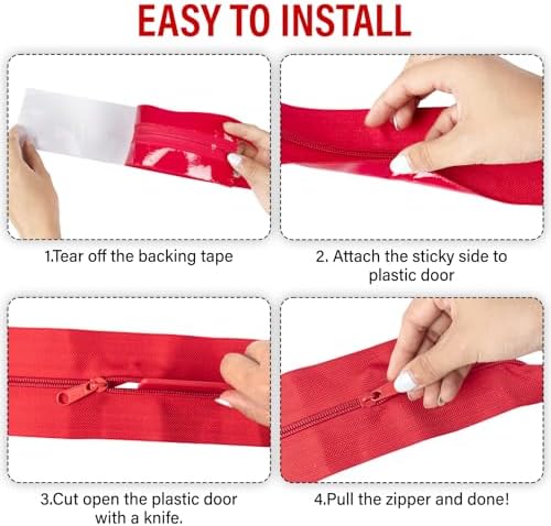 12 Pack Heavy Duty Zipper Door - Image 6