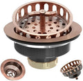 Kitchen Sink Drain Assembly 3-1/2 Inch Stainless Steel Kitchen Drain by Exakey