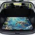 Underwater Turtle Outdoor Trunk Mat 29"x39" by Mintulipy