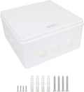 Junction Box, ABS Plastic IP65 Waterproof and Dustproof, Universal Electrical by LeMotech