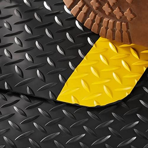 Consolidated Plastics Anti-Fatigue Heavy Duty Diamond Plate Floor Mat, - Image 2