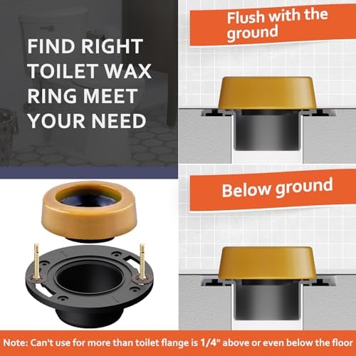 Extended Toilet Flange and Extra Thick Wax Ring Kit - Image 4