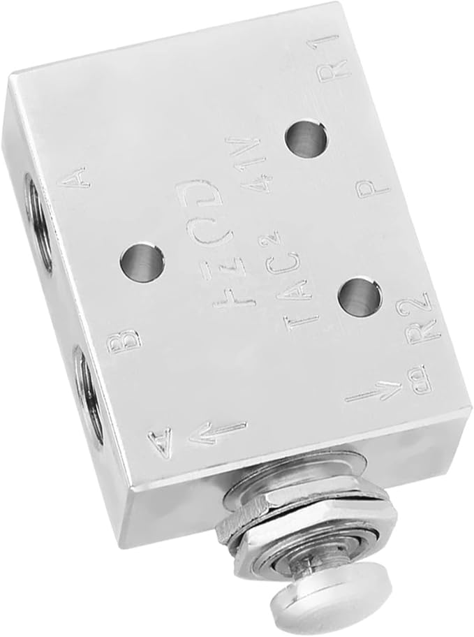 Pneumatic Toggle Valve 2 Position 3 Way TAC2 41P Air Control ON/OFF Knob Valve - Image 4