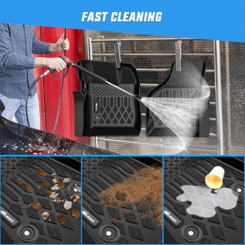 Nilight TPE Floor Mats for Ford F250 F350 F450 Super Duty Crew Cab - Image 6