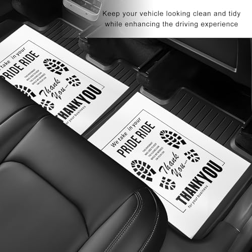 100 PCS Paper Floor Mats for Cars, 15.4 x 19.5 Inch Disposable Floor Protective - Image 5