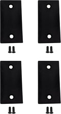 Stainless Steel Door Strike Filler Plate, 2-1/4" x 1-1/8", Matte Black by QCAAHardware