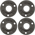 3/4" Floor Flange, Home TZH Malleable Iron Threaded Pipe Flange Fittings by HomeTZH