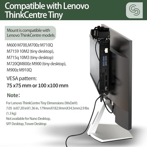 2 Pack Mini PC Mount Compatible - Image 6