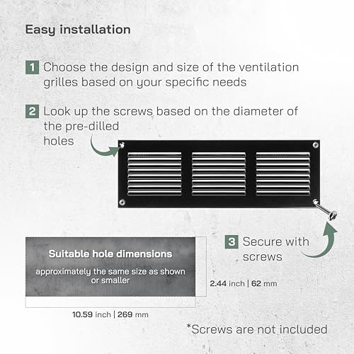 Vent Systems 12'' x 4'' Inch Pack of 2 - Image 4