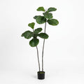 Artificial Fiddle Leaf Fig Tree 4FT Faux Large Tree | Fake Plants Tall Fake Tree by LuceAlberi
