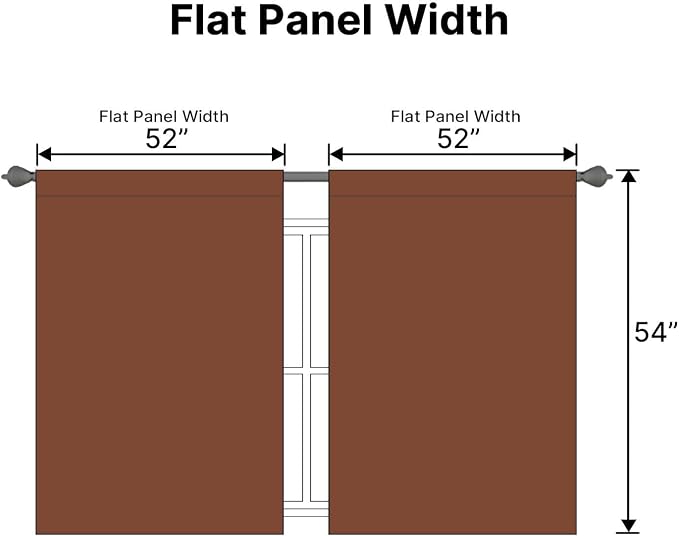 H.VERSAILTEX Blackout Curtains Thermal Insulated Window Treatment Panels Room - Image 7
