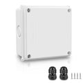 White Junction Box, IP65 Plastic Project Box Waterproof Outdoor Dustproof | 3.9 by NineLeaf