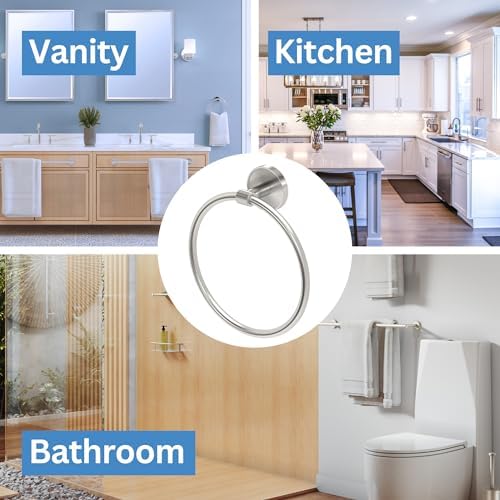 Gatco 5562 Sky Towel Ring | Modern Hand Towel Holder - Image 4