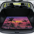 Sunset Palm Trunk Mat for SUV Sedan Hatchback 29"x39" by Darisoco