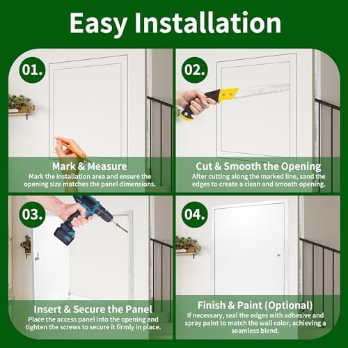 24 x 30 Access Panel for Drywall, Thicken 1.2mm Ceiling Access Panel for Drywall - Image 7