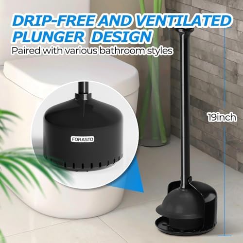 FORASTO 3Pack Toilet Plunger - Image 5