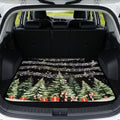 Black Holiday Music Print Work Trunk Mat Heavy Duty Foldable Cargo Liner by Unknown