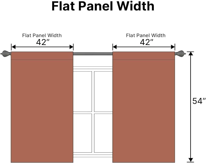 H.VERSAILTEX Blackout Curtains Thermal Insulated Window Treatment Panels Room - Image 7