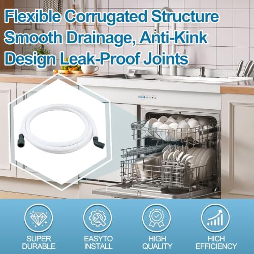 W11381654 12' Dishwasher Drain Hose Replacement - Image 5