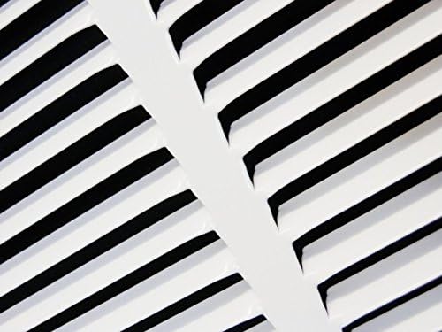 HVAC Premium 24'' x 4'' Flat Stamped Steel Return Air Grille - Image 4