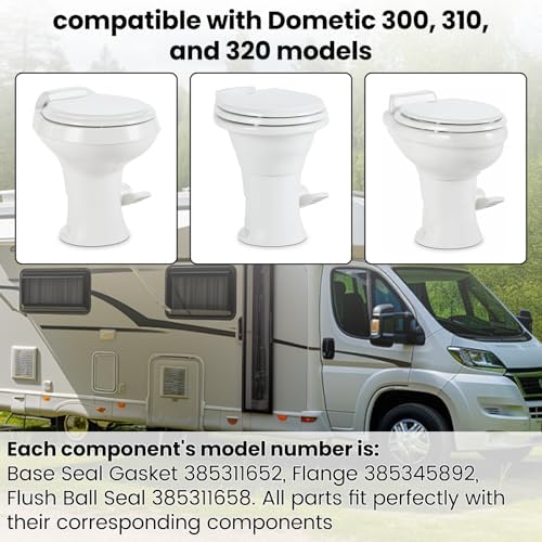 RV Toilet Seal 3" Socket Floor Toilet Seal Kit - Image 7