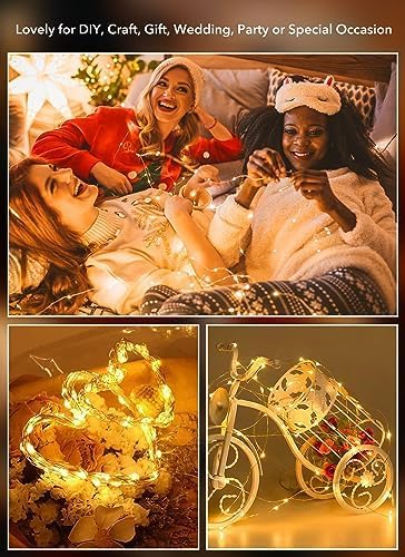Brightown 12 Pack 7ft Battery Operated LED Fairy Lights - Image 3