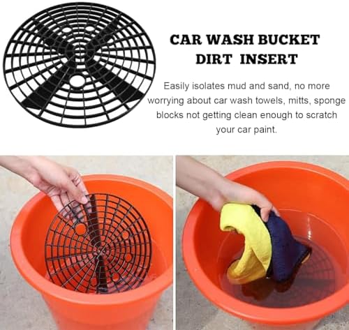 Yourkar 2 PCS Car Wash Bucket Inserts, Plastic Vehicle Wash Bucket Insert - Image 3