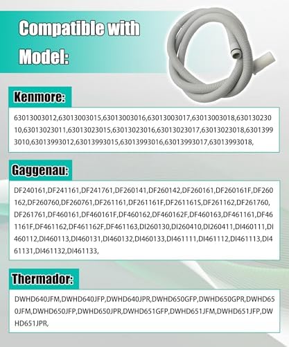 668114 00668114 Dishwasher 7' Drain Hose Replacement - Image 5
