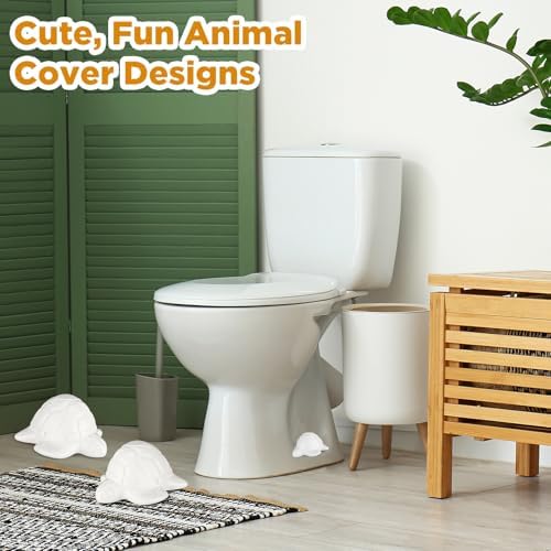 FillTouch Toilet Bolt Covers, Decorative Ceramic Caps - Image 6