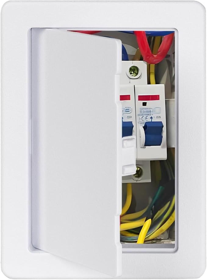 4"x6" Plastic Access Panel, Drywall Ceiling Access Door White by Donext