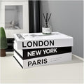 Decorative Books Set of 3, Faux Coffee Table Books by RolenBox