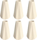 YANLING 6 Pack Light Yellow Ceramic Vases by YANLING