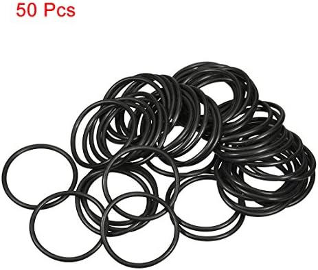 uxcell Nitrile Rubber O-Rings 26mm OD 22mm ID 2mm Width, Metric Sealing Gasket - Image 2
