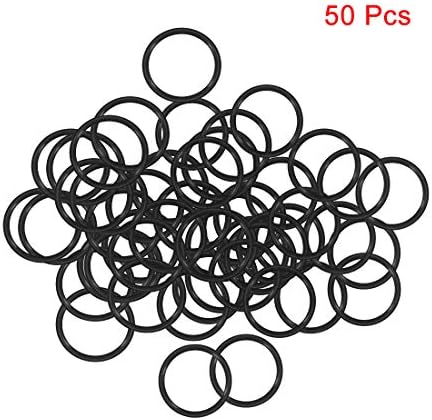 uxcell Nitrile Rubber O-Rings 9mm OD 7mm ID 1mm Width, Metric Sealing Gasket - Image 2