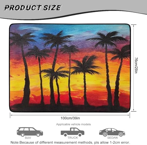 Palm Sunset Trunk Mat 29"x39" - Image 7