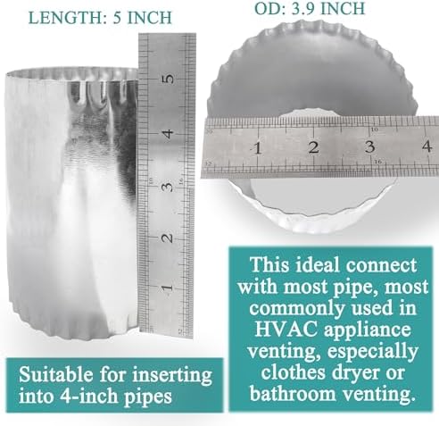 4” Vent Duct Extension Connector - Image 2