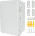 Junction Box, Hinged Cover IP67 Waterproof ABS Project Box by Otdorpatio