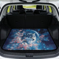 Wolf Cherry Blossom Trunk Mat for Car Snow Gear Trunk Mat Universal Waterproof by Mintulipy