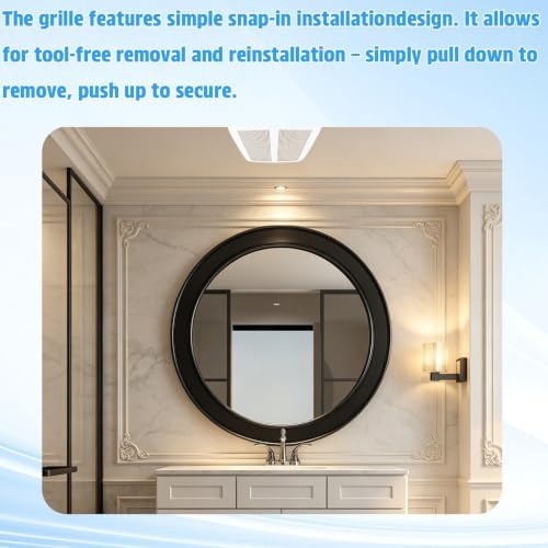 S97018872 Vent Fan Grille Cover 14"x13" Fit - Image 5
