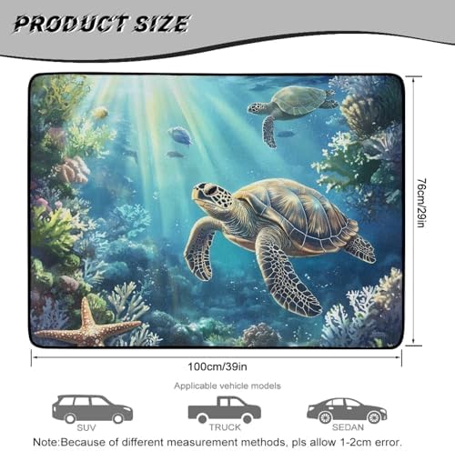 Underwater Turtle Outdoor Trunk Mat 29"x39" - Image 7