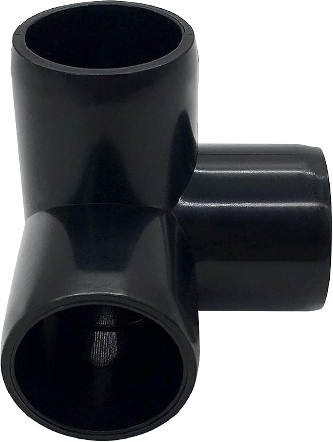 1/2“ Tee PVC Fitting 3 Way Elbow Connector, Furniture Grade 90 Degree Elbow - Image 4