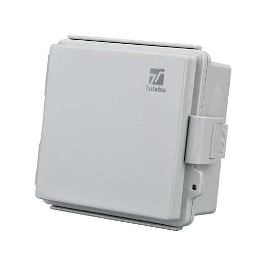 IP67 Waterproof Junction Box for Outdoor, 5.9"x5.9"x3.5" | Heavy Duty ABS by Tulabu