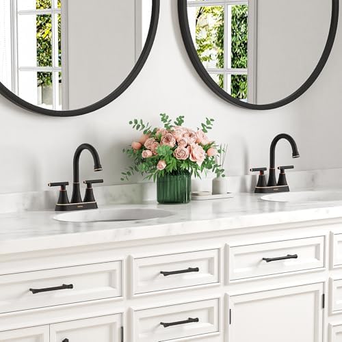 Bathroom Faucets, Hurran 4 inch Centerset 2-Handle Lead-Free - Image 6