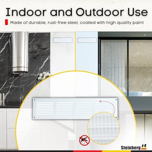 Steinberg14 White Vent Cover 14x2 - Image 6